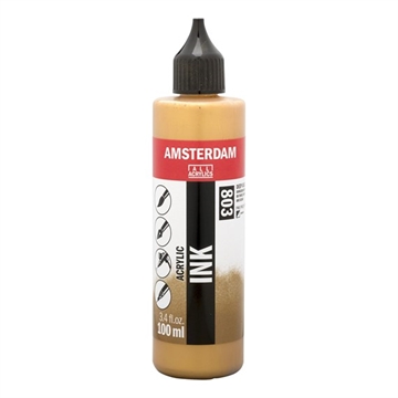 Amsterdam Ink 100ml - 803 Deep Gold